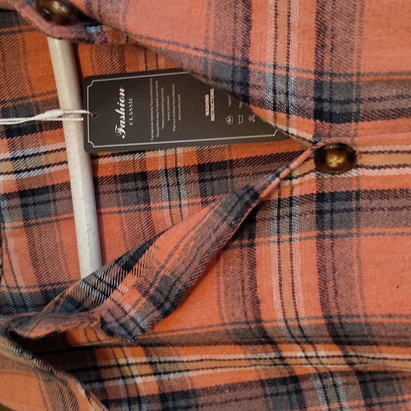 Feminine Shirt in Pink and Blue, pretty colors Great for Summer Camping. - Picture 2 of 3